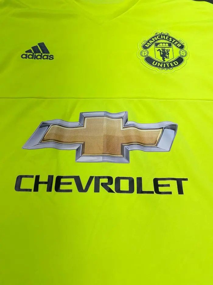 Adidas Manchester United 2015 2016 De Gea #1 Goalkeeper Jersey Size US M / EU 48-50 / 2 - 8 Thumbnail