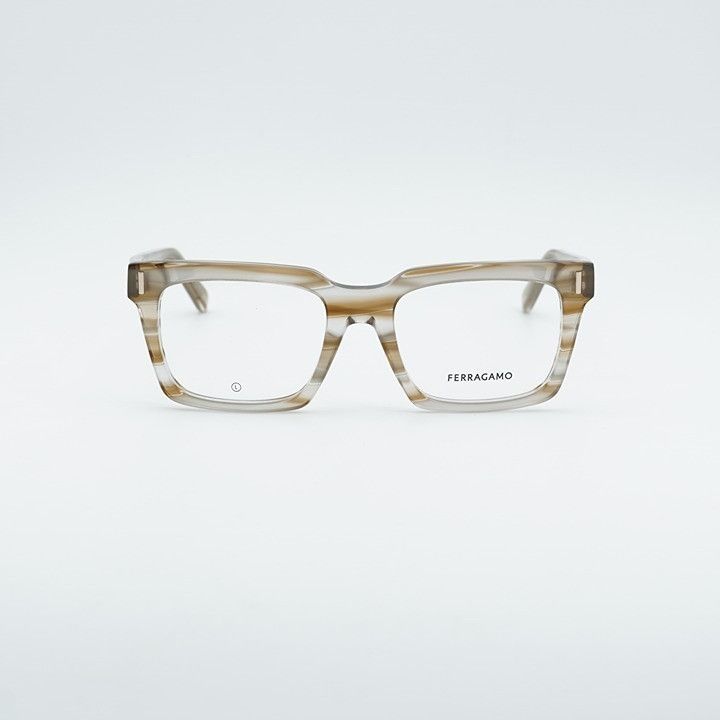 Salvatore Ferragamo Salvatore Ferragamo SF2993 279 Unisex Eyeglasses Sand 53mm Size ONE SIZE - 7 Thumbnail