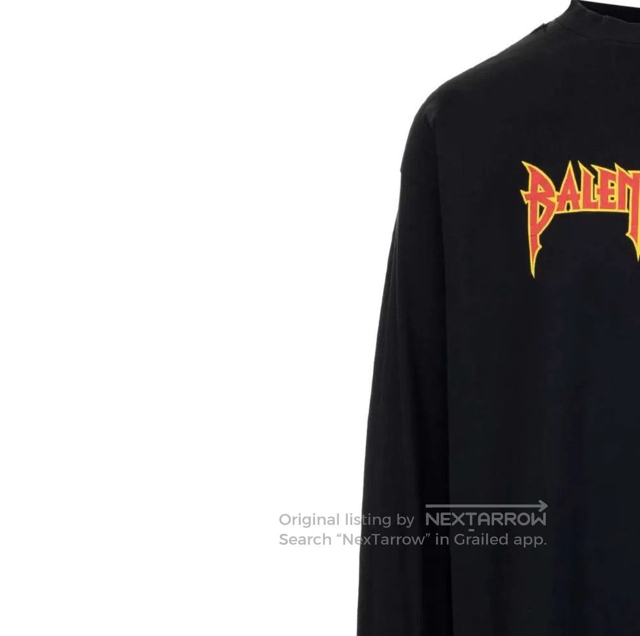 Balenciaga Balenciaga Metallica Graphic Long Sleeve Sweatshirt. Size US M / EU 48-50 / 2 - 3 Thumbnail