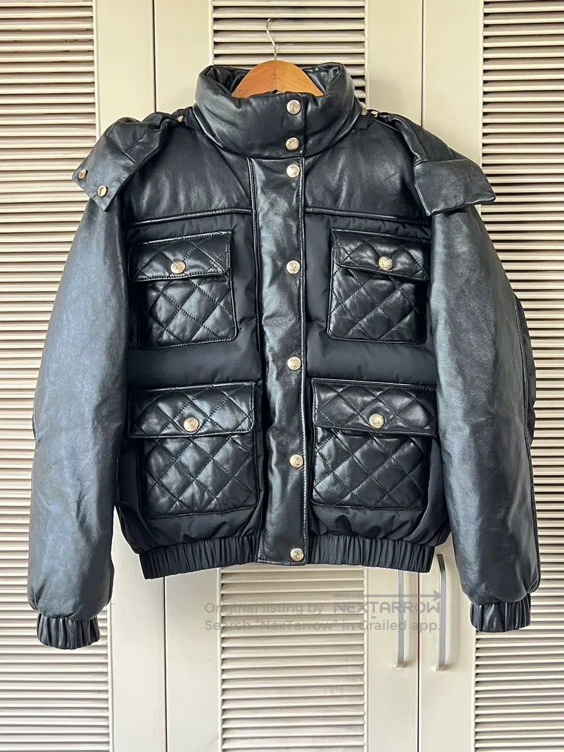 Chanel Chanel 22N Ski Series Leather Down Jacket Size XS / US 0-2 / IT 36-38 - 1 Thumbnail