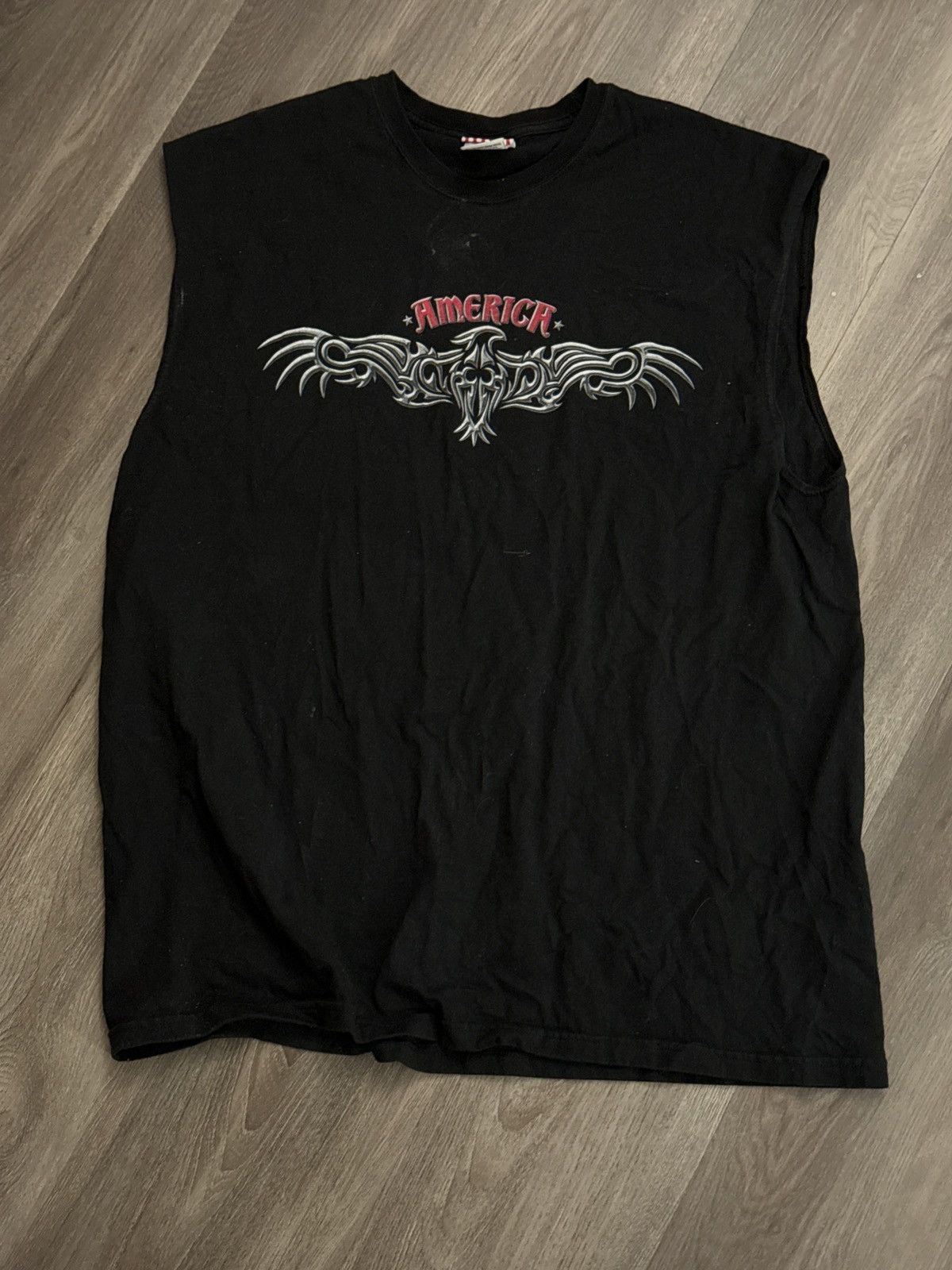 Vintage America Tribal Cutoff Size US XL / EU 56 / 4 - 2 Thumbnail