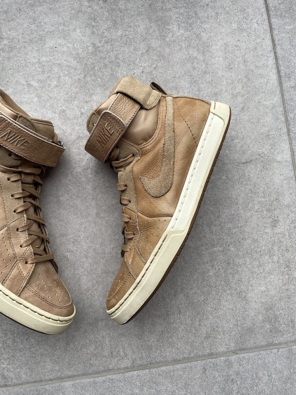 Nike Nike Mens Air Flytop Trainers Brown Suede Mid Rise Sneakers Size US 9.5 / EU 42-43 - 2 Thumbnail