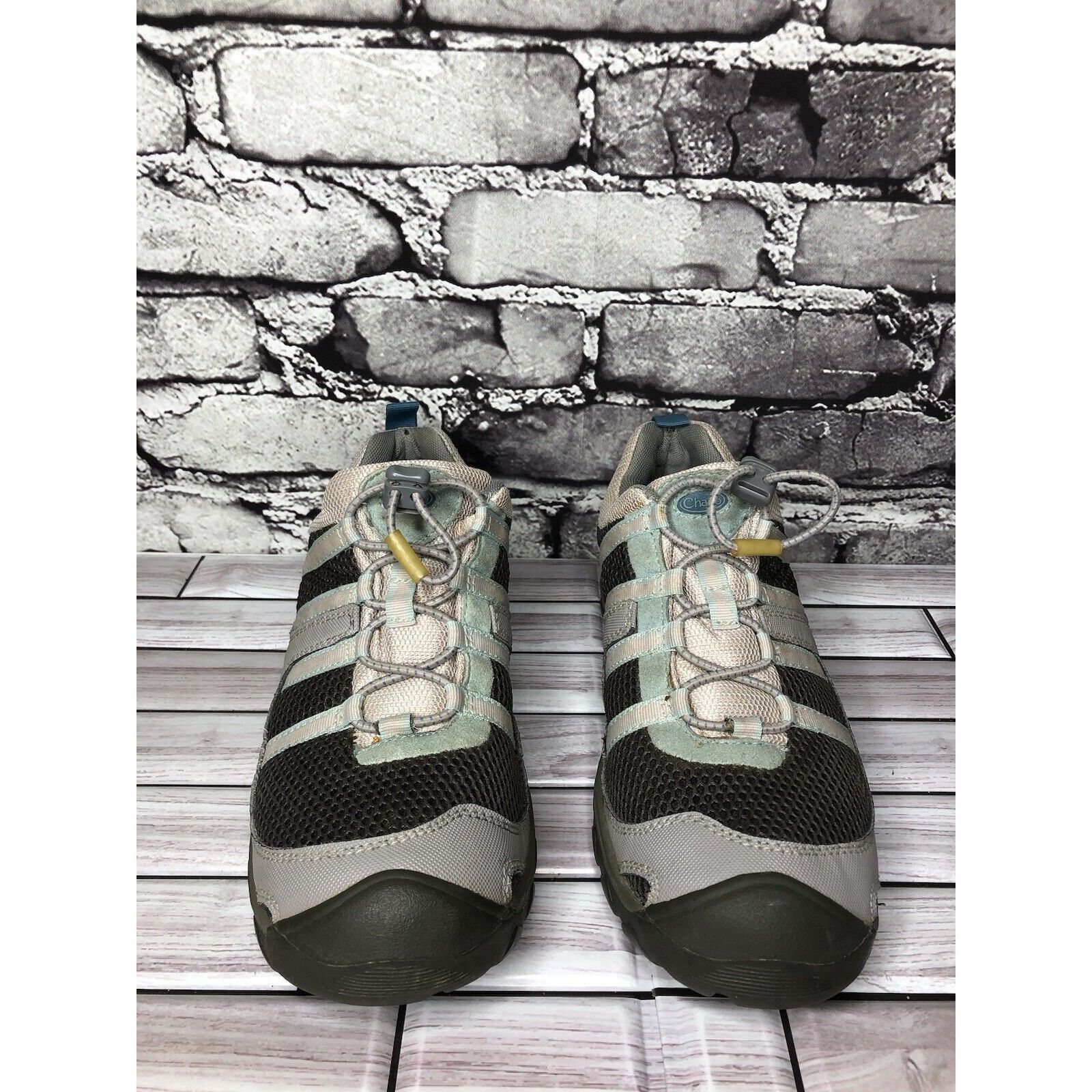 Chaco Chaco Suntrail Mist Gray Mesh Blue Casual Trail Hiking Shoes Size US 7.5 / IT 37.5 - 10 Thumbnail