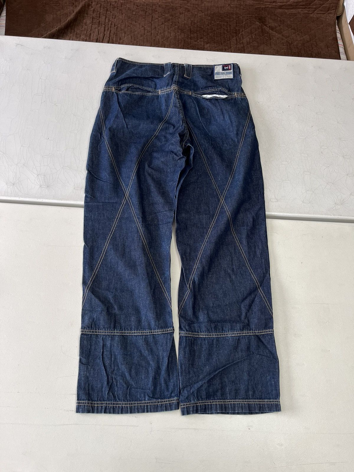 Phat Farm × Vintage Y2K phat farm wide leg baggy jeans Size US 36 / EU 52 - 2 Thumbnail