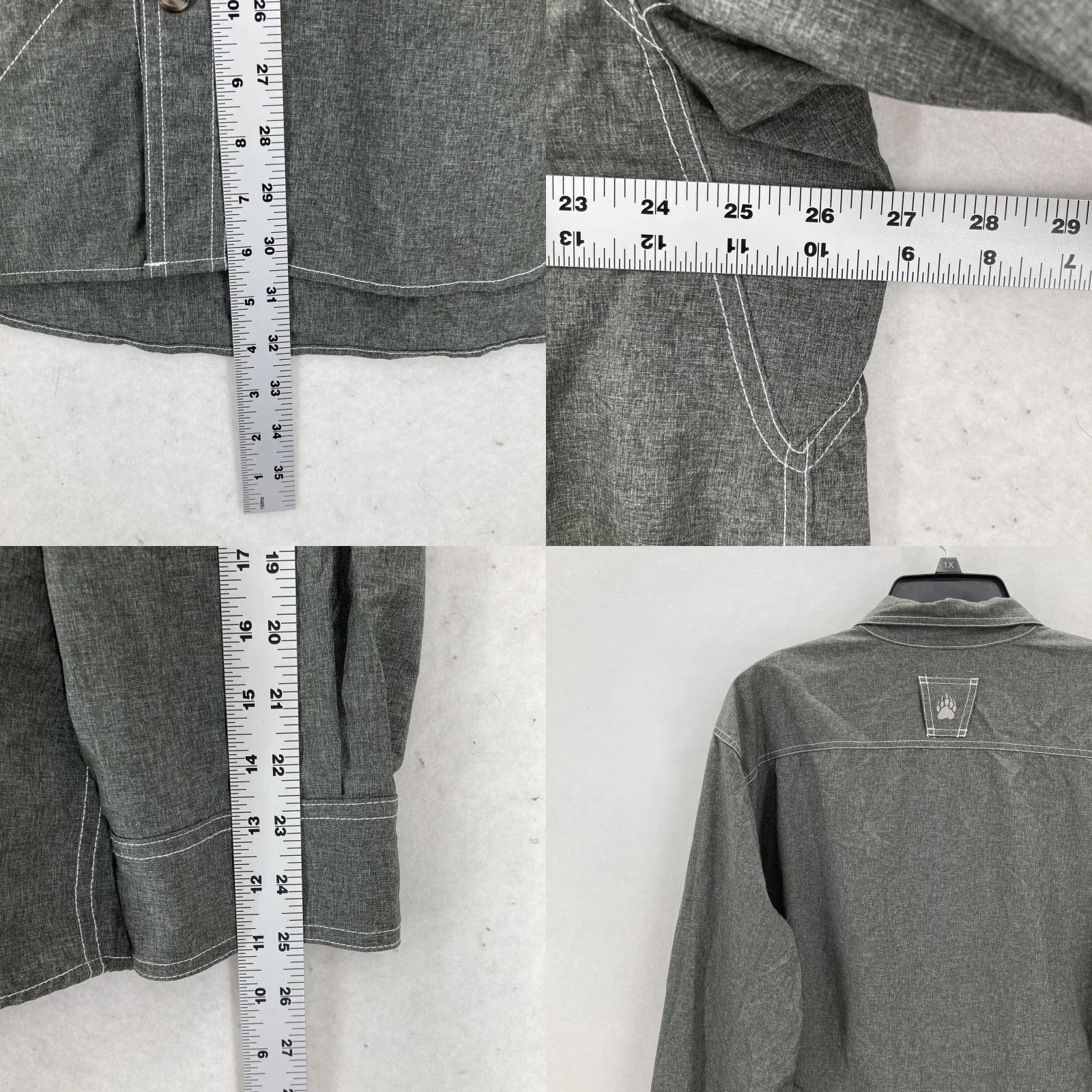 Vintage Duluth Shirt Mens XL Green Button-Up Outdoor Utility Alaskan Hardgear Bush Pilot Long Sleeve Pocketed Collared Logo Size US XL / EU 56 / 4 - 8 Thumbnail