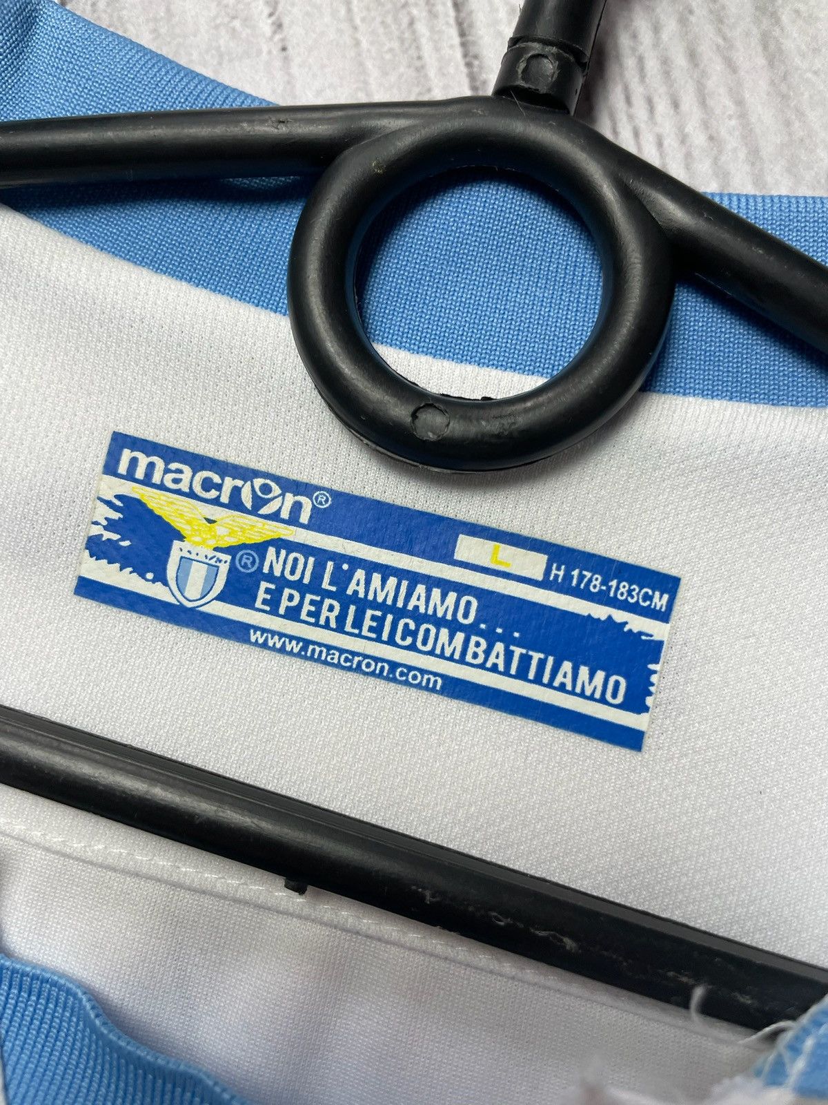 Vintage Vintage Lazio soccer jersey size L rare away blue Size US L / EU 52-54 / 3 - 5 Thumbnail