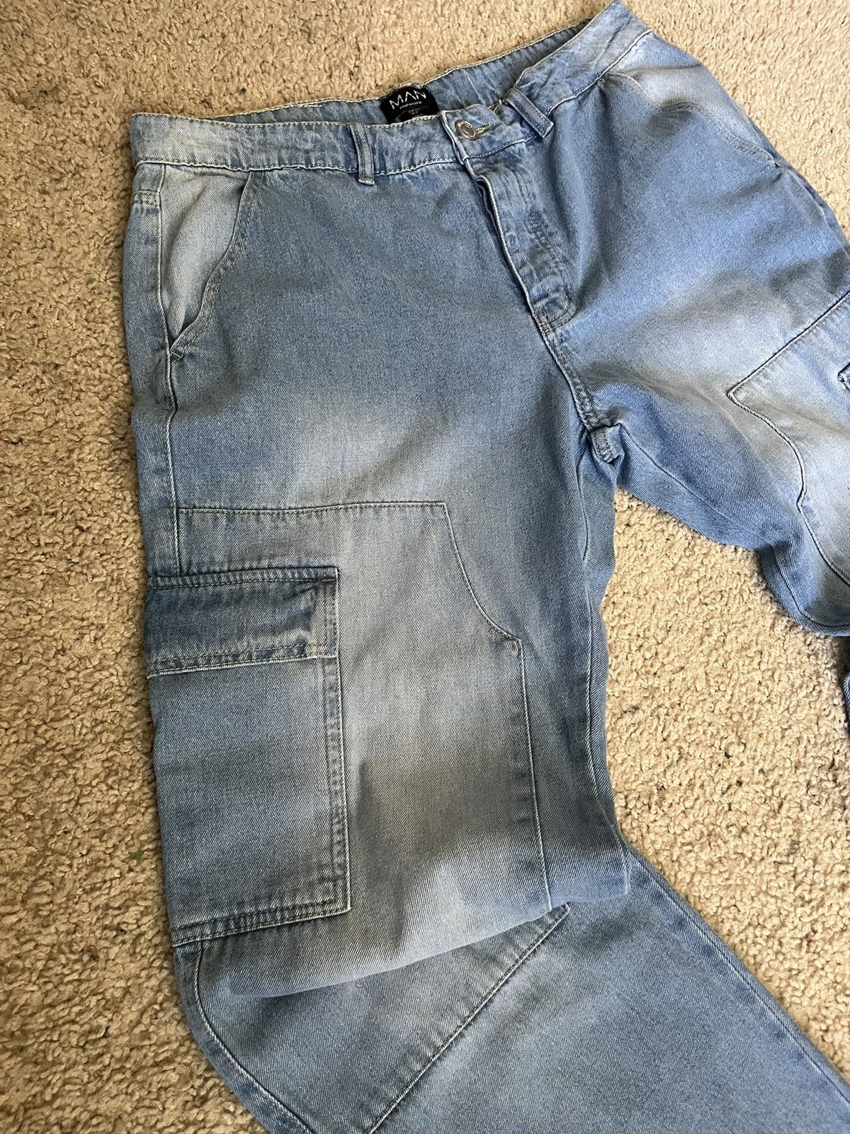 Carhartt × Vintage DOUBLE KNEE Relaxed Fit Carpenter Cargo Jeans Size US 36 / EU 52 - 2 Thumbnail