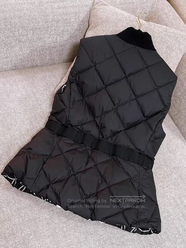 Hermes Hermes Double-sided wear, puff down vest, black and white Size XS / US 0-2 / IT 36-38 - 2 Thumbnail