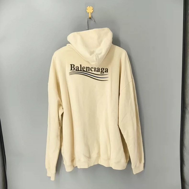 Balenciaga Balenciaga Beige Embroidered Coke Logo Hoodie Size US XS / EU 42 / 0 - 2 Thumbnail