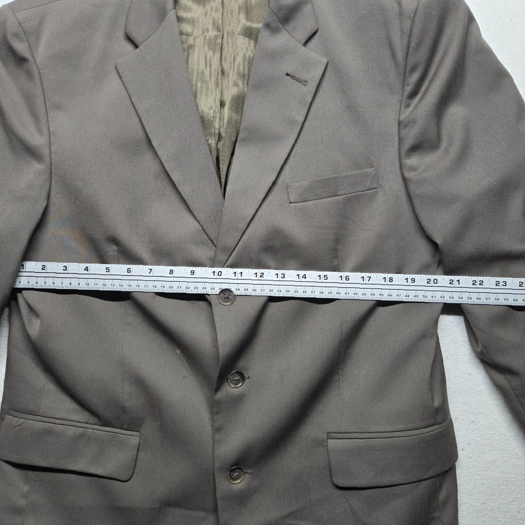 Vintage Hagger Jacket / Blazer Brown Suit Jacket Long 44L Men Size 44R - 5 Thumbnail