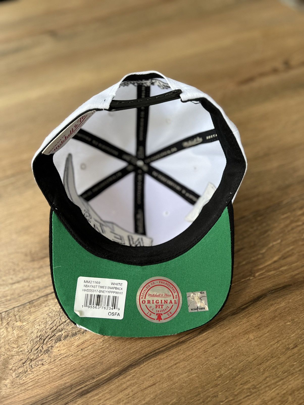 Mitchell & Ness × Vintage Nets NBA Basketball Vintage SnapBack Hat w Tags Size ONE SIZE - 4 Thumbnail