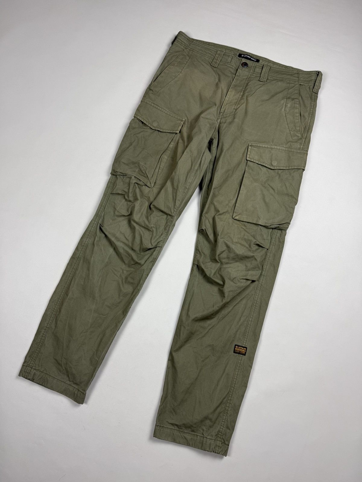 G-Star G-Star Raw Men’s Core Regular Cargo Pants Trousers Size US 34 / EU 50 - 4 Thumbnail