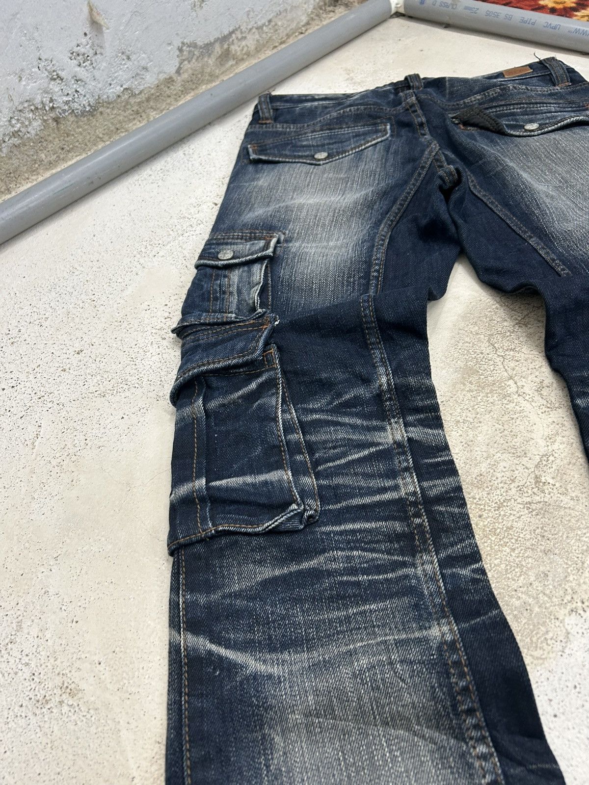 Tornado Mart Nicole Club Men Archive Mud Washed Whiskering Cargo Pocket Size US 30 / EU 46 - 18 Thumbnail