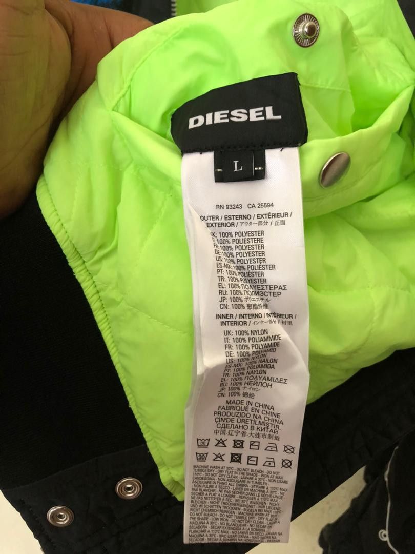 Diesel Diesel Aerumnous Introjection Bomber Jacket Size US L / EU 52-54 / 3 - 10 Thumbnail
