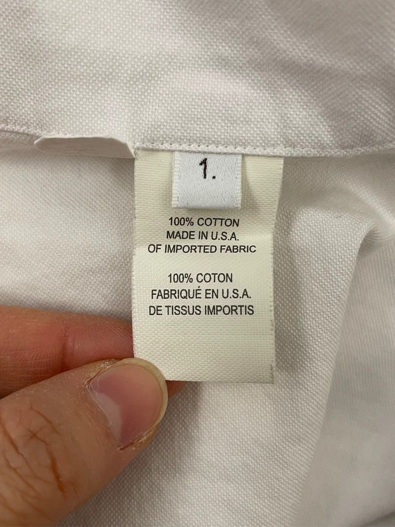 Thom Browne Thom browne White double-sleeved striped long-sleeved shirt Size US S / EU 44-46 / 1 - 7 Thumbnail