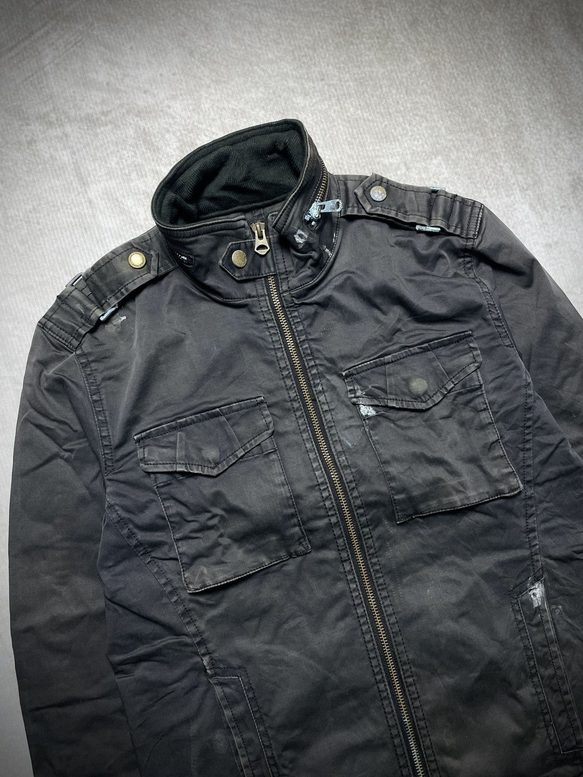 14th Addiction 2000’s Rattle Trap - Faded Cyber Riders Jacket Size US M / EU 48-50 / 2 - 4 Thumbnail
