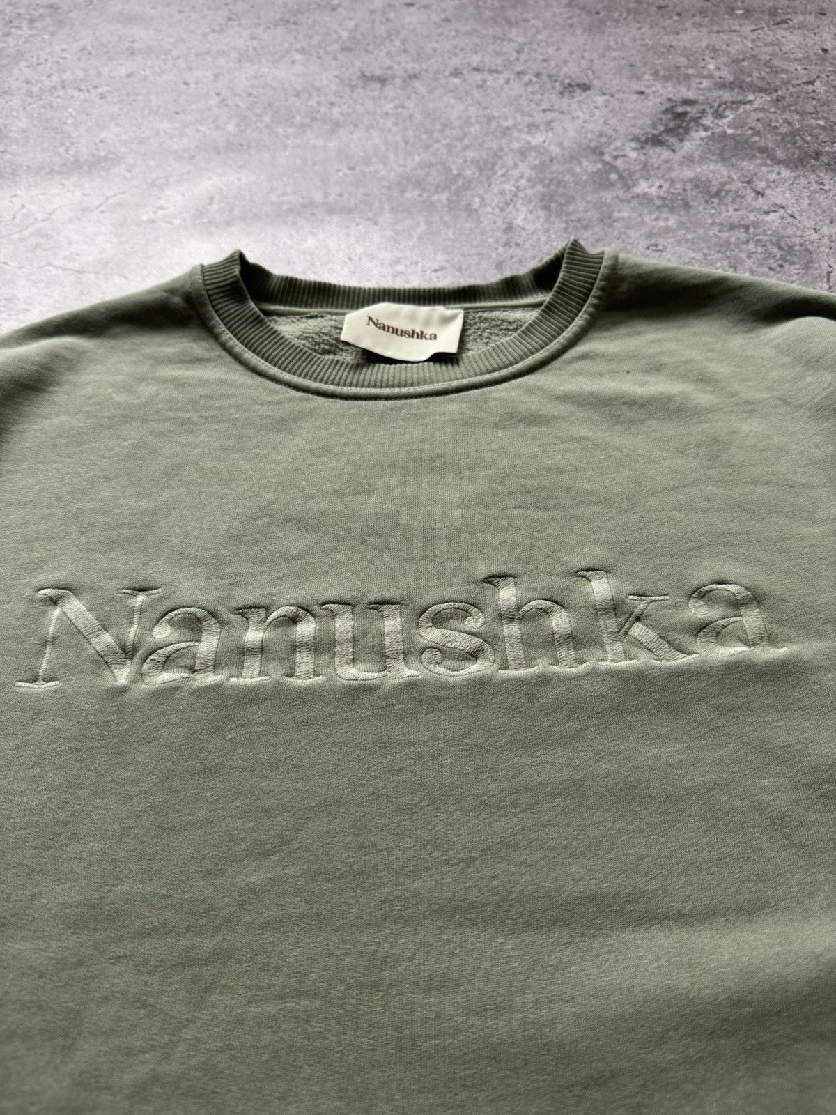 Nanushka Nanuska washed garment dayed Embroidered Sweatshirt Size US M / EU 48-50 / 2 - 2 Thumbnail