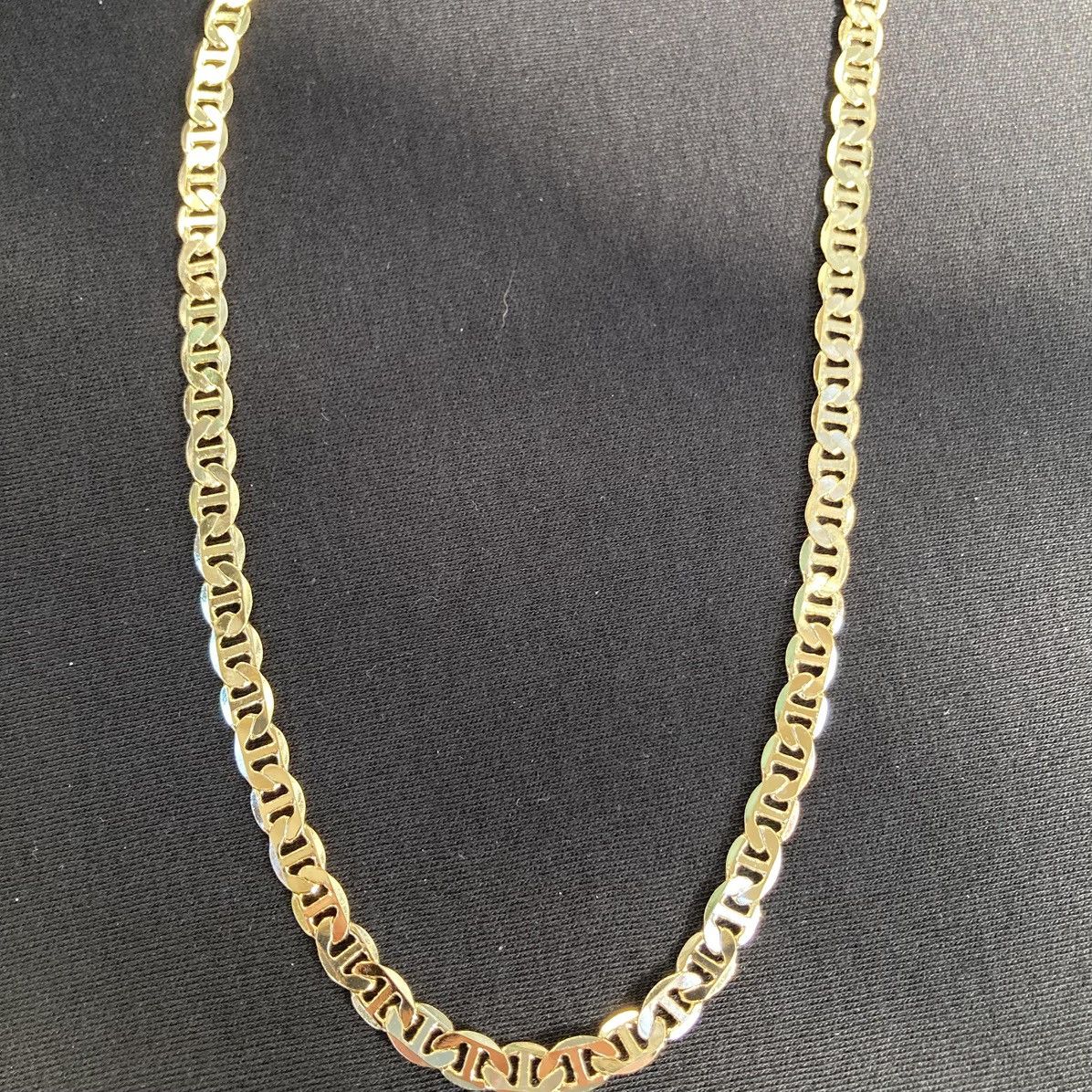 Jewelry Gold Chain Mariner Link 24in 6mm Necklace Size ONE SIZE - 1 Thumbnail