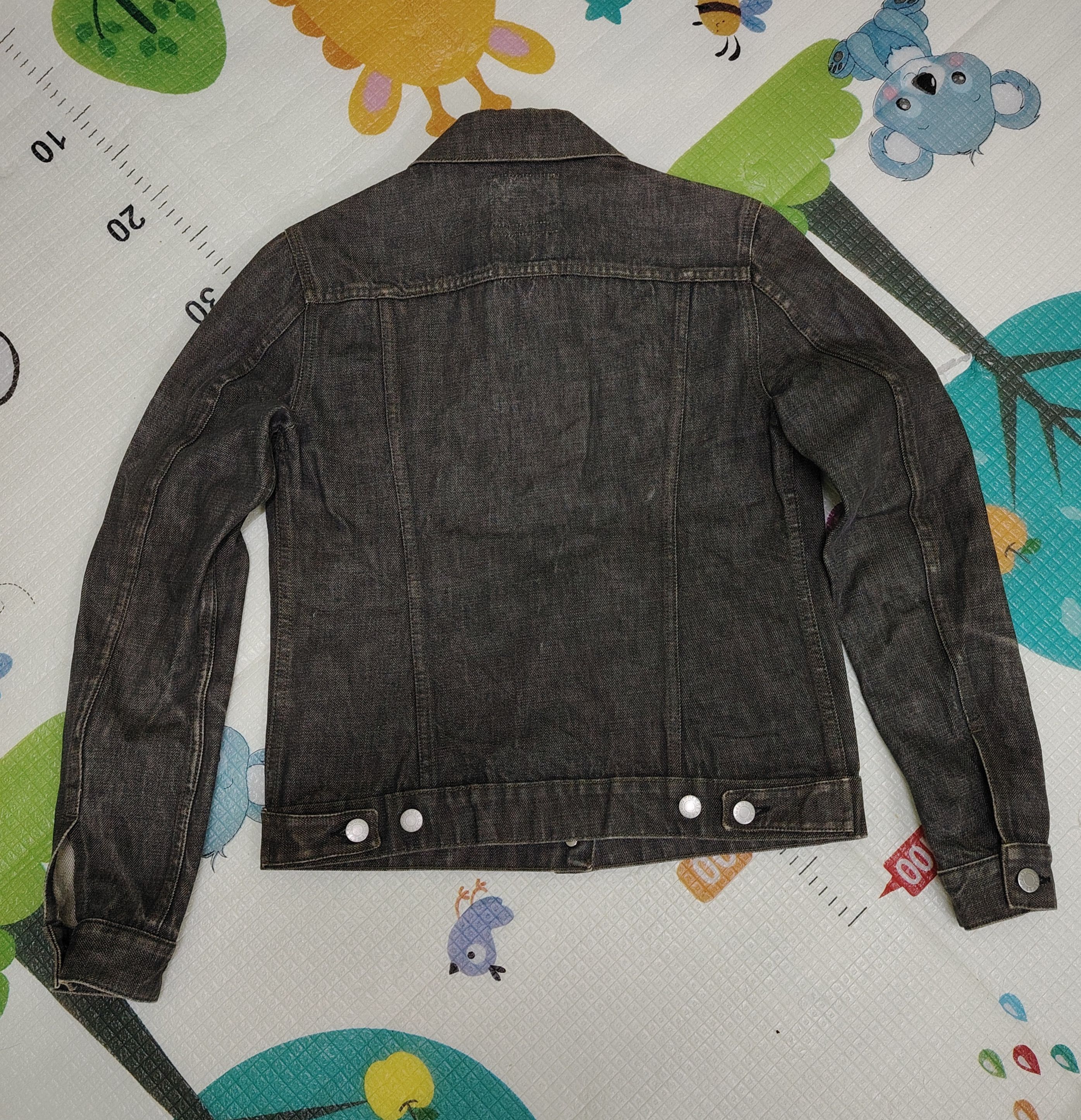 Helmut Lang Vintage Helmut Lang Black Classic Denim Jacket 1999 Italy 38 Size XS / US 0-2 / IT 36-38 - 2 Thumbnail