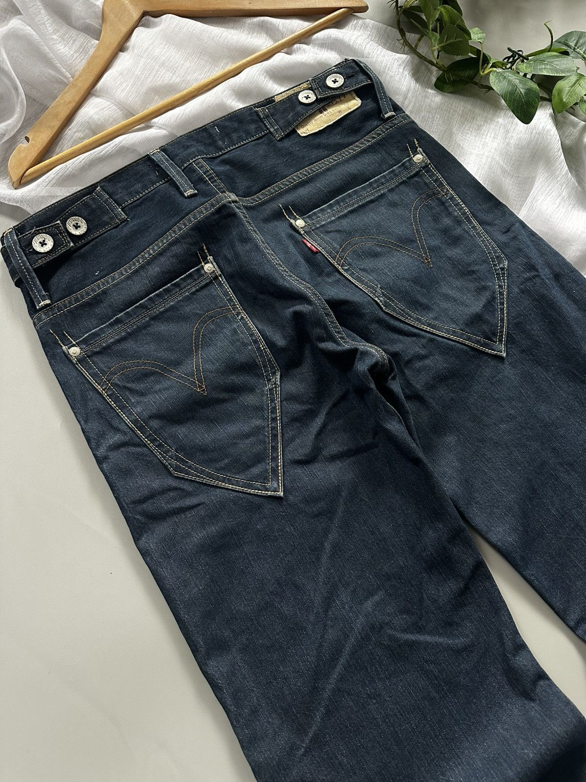 Levi's Vintage Clothing Archive Levi's Red Tab "Diamond Pocket" Custom Denim Size US 30 / EU 46 - 3 Thumbnail