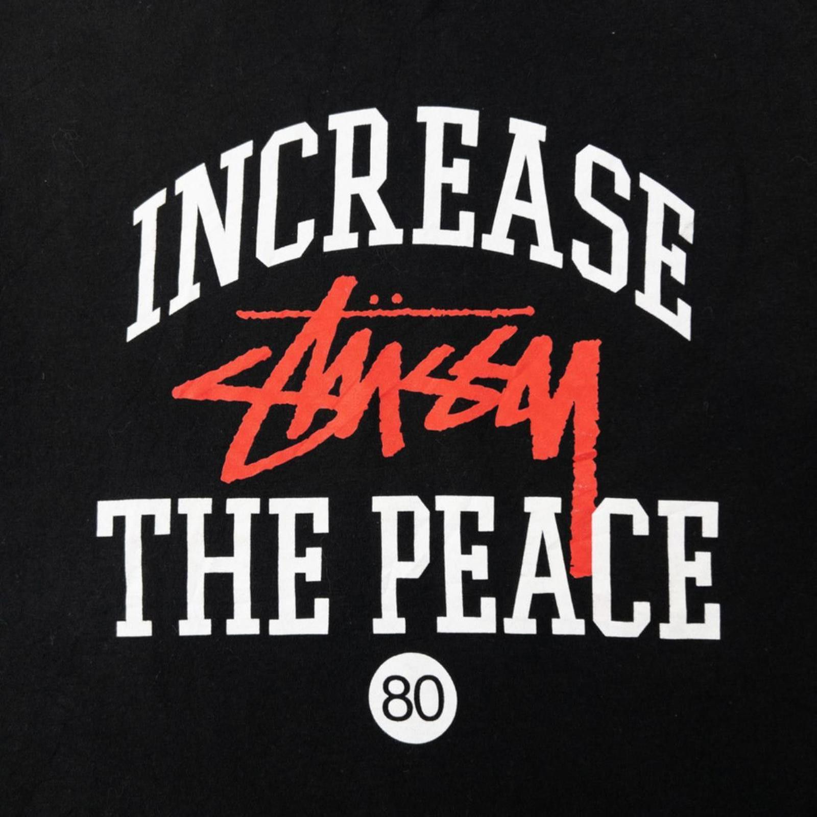 Stussy Vintage Stussy Increase Peace Graphic T Shirt Size S Size US S / EU 44-46 / 1 - 3 Thumbnail