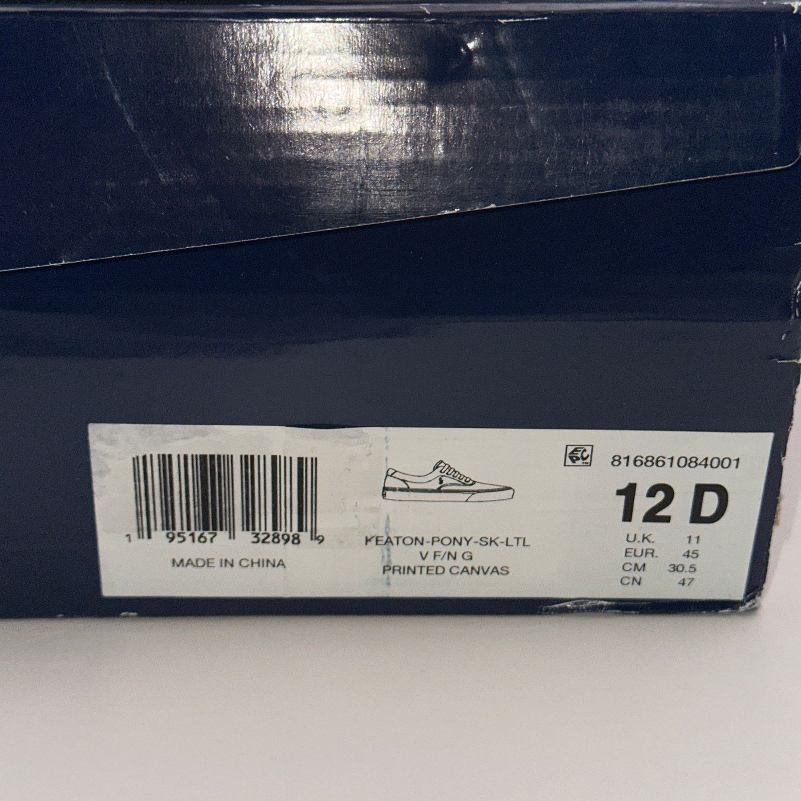 Polo Ralph Lauren Polo Ralph Laurent Mens sz 12 D Keaton Pony Low top Laced Size US 12 / EU 45 - 11 Thumbnail