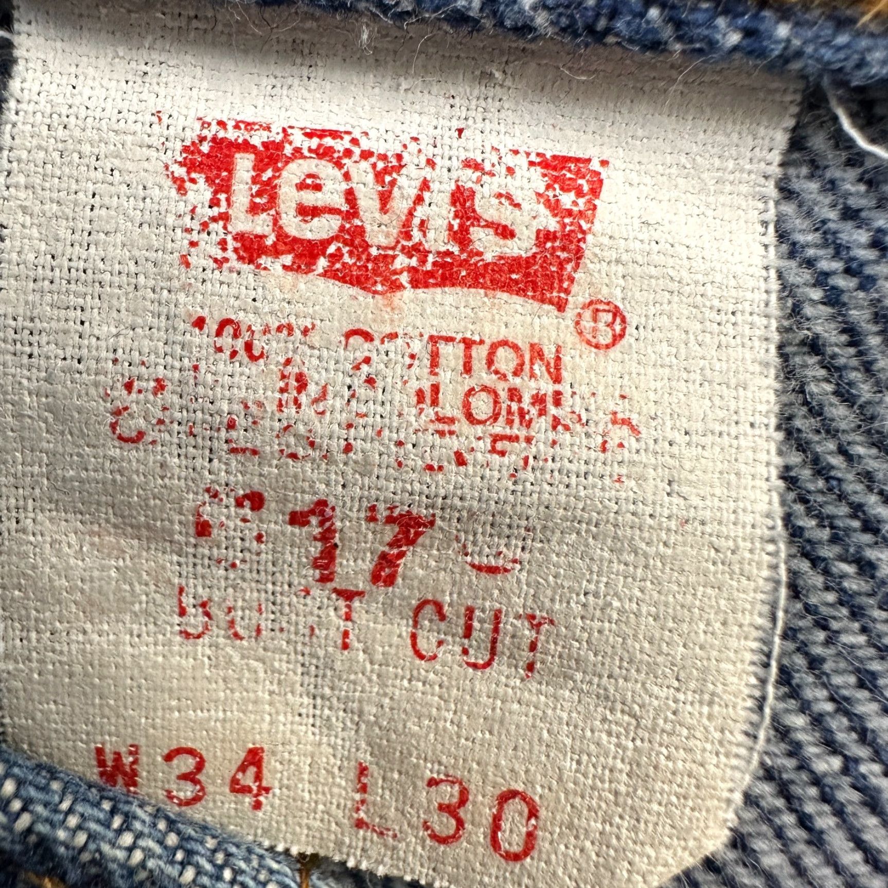 Levi's VINTAGE Levi's 517 Jeans Mens 34x30 Boots Cut Cowboy 90s 1998 Denim Blue 5-Pocket Regular Waist 33in Inseam 30in Men Size US 34 / EU 50 - 7 Thumbnail