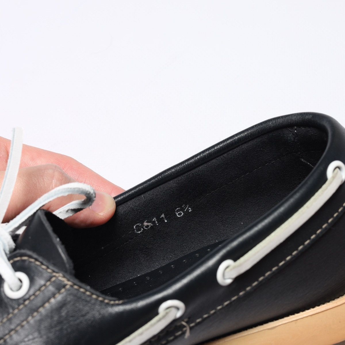 Paraboot Paraboot Veritable Mocassin Navy Leather Moccasin Shoes Size US 7.5 / EU 40-41 - 11 Thumbnail