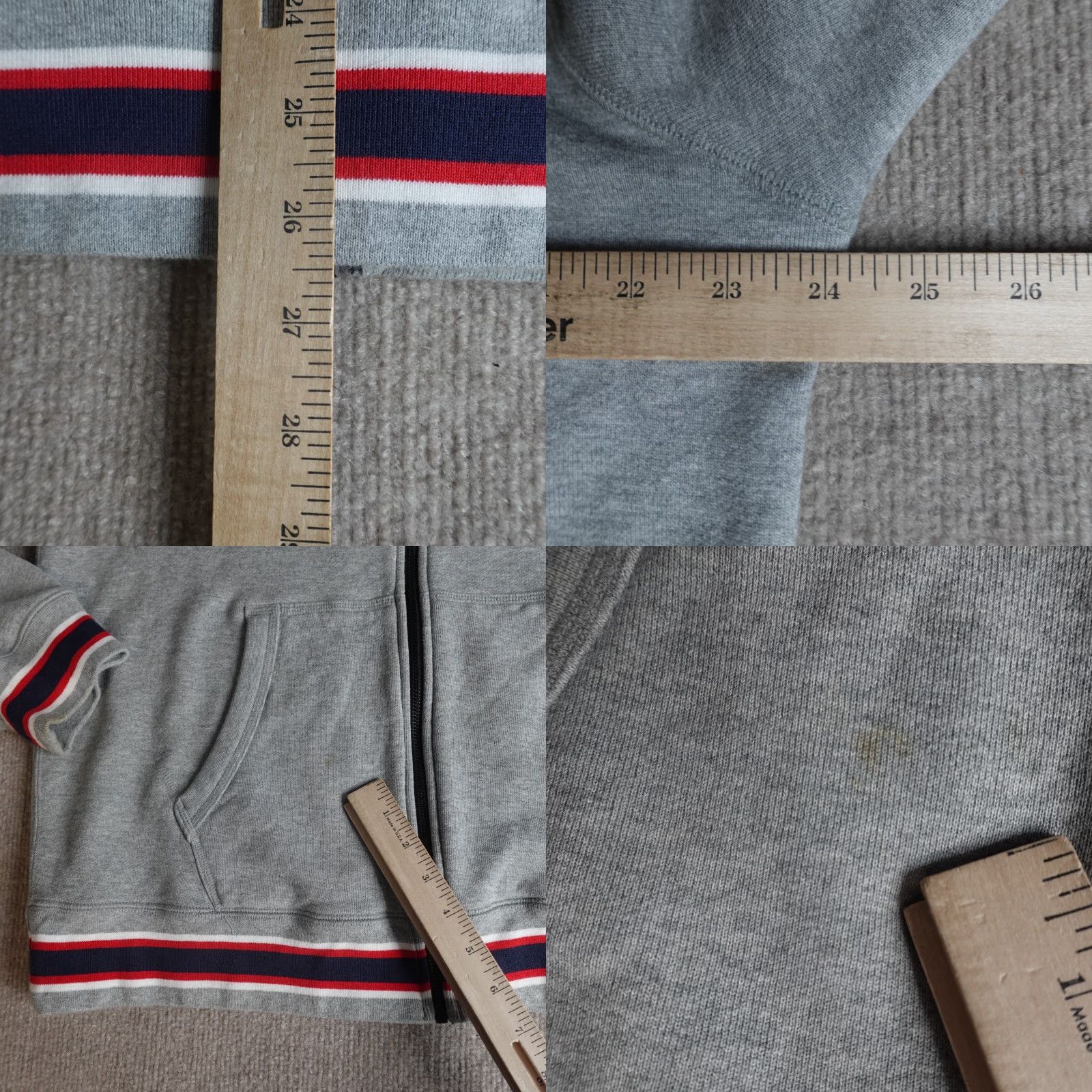 Nike VINTAGE Nike Mens Hoodie L Gray Embroidered USA Dream Team Full Zip Party 612865-063 Mens Size US L / EU 52-54 / 3 - 8 Thumbnail