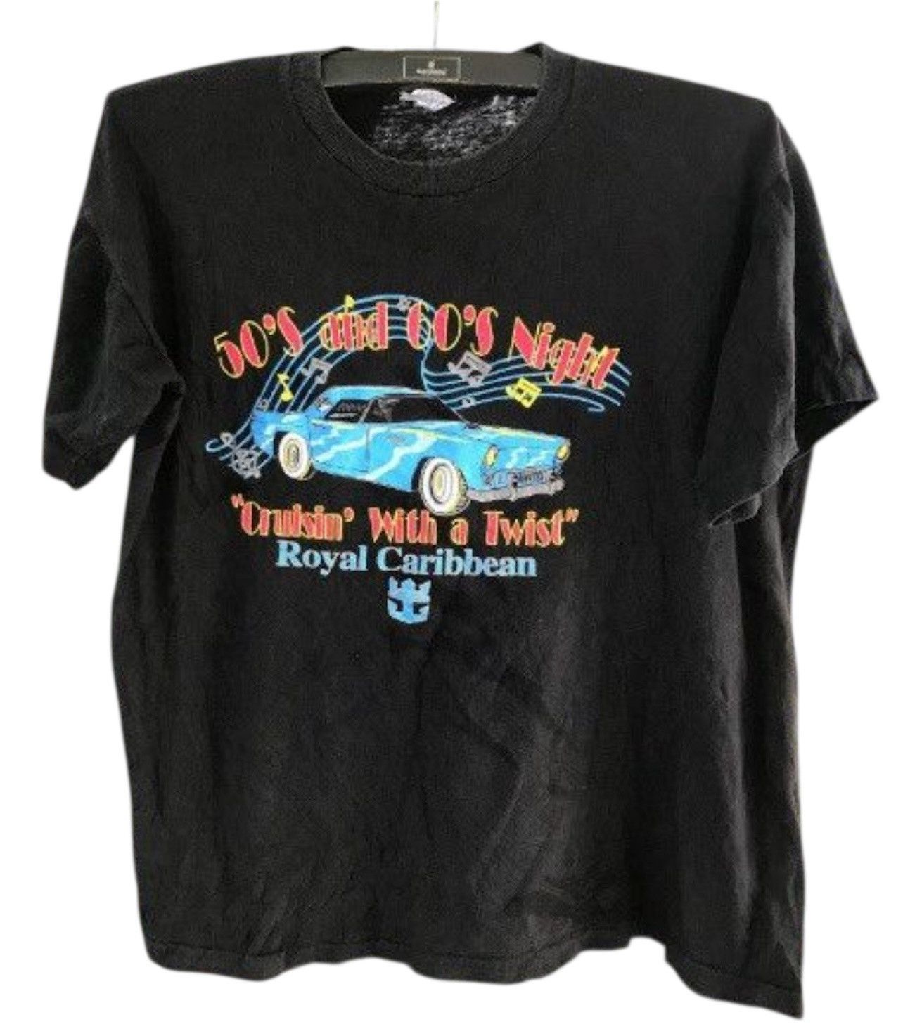 Vintage Vintage 90s Royal Carribbean Cruise Tee Streetwear Graphics Size US XL / EU 56 / 4 - 1 Thumbnail