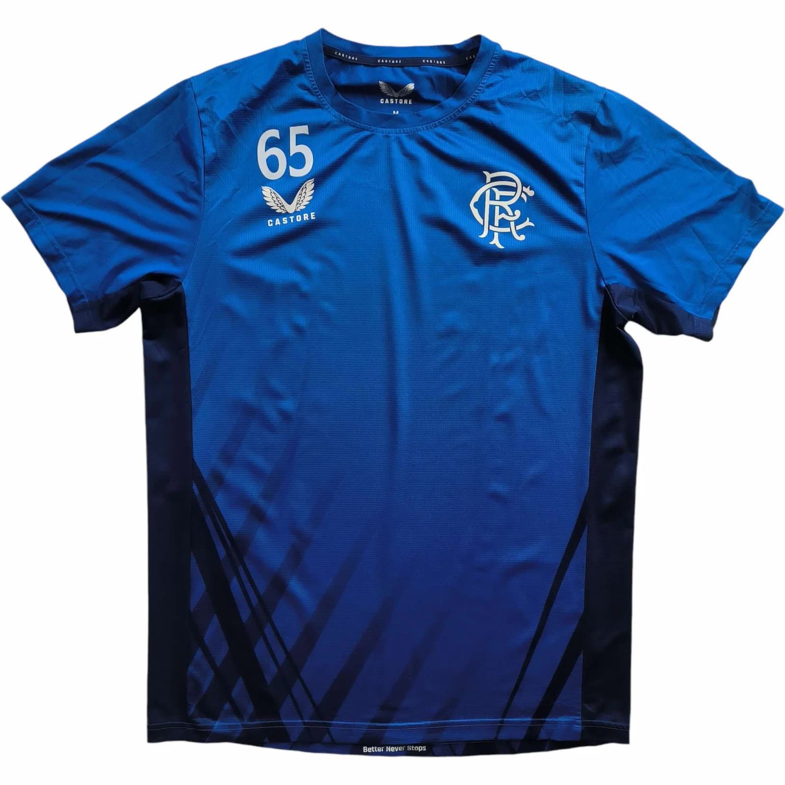 Castore Rangers 2022-23 Castore training football jersey size M Size US M / EU 48-50 / 2 - 1 Thumbnail