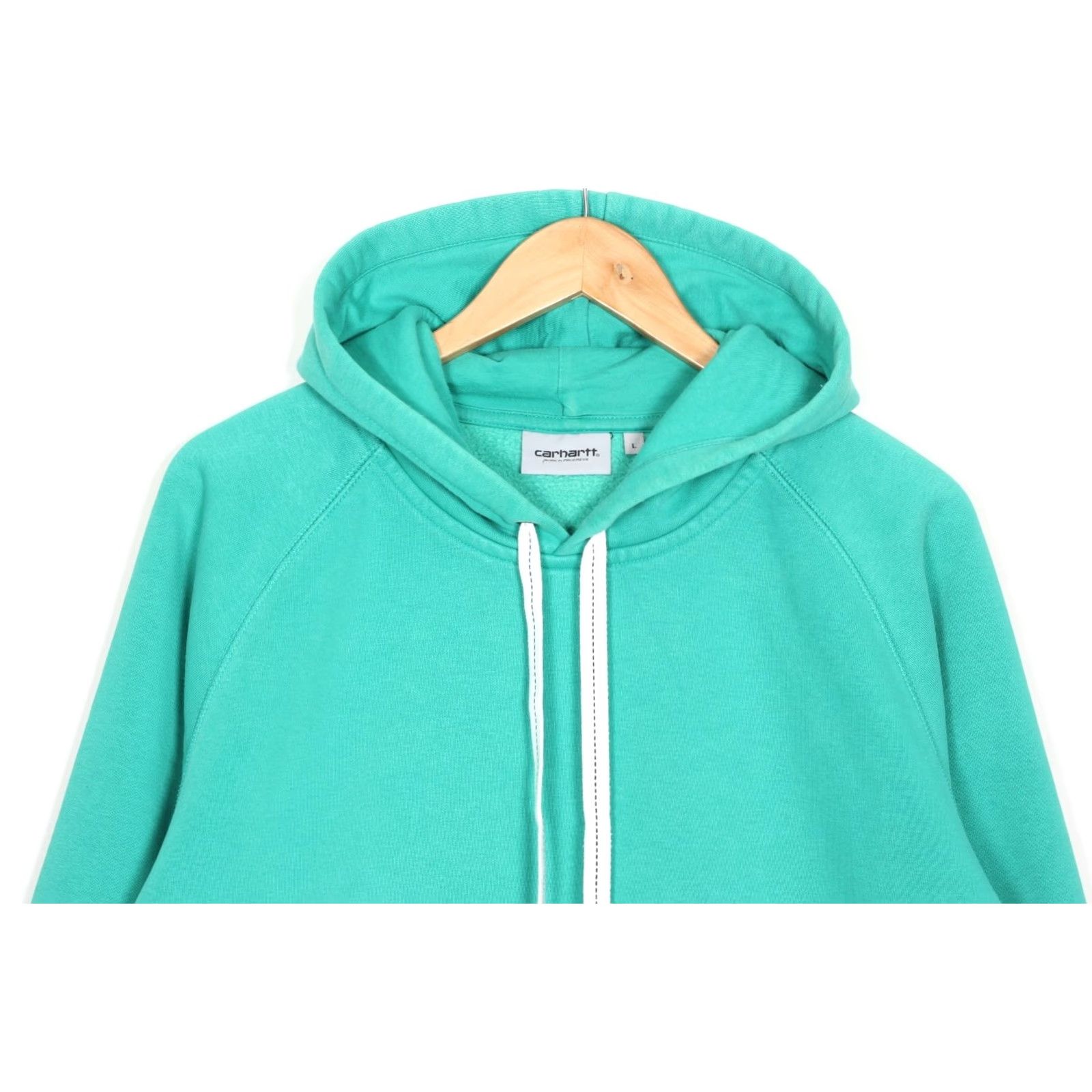 Carhartt Wip Carhartt WIP Hooded Chase Sweat Hoodie Sweatshirt Men L Green Pullover Baseball Logo Modern Designer Size US L / EU 52-54 / 3 - 2 Thumbnail