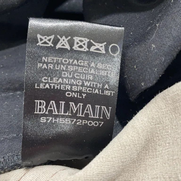 Balmain F/W13 Lambskin Suede Leather Biker Pants by Oliver Rousting Size US 34 / EU 50 - 5 Thumbnail