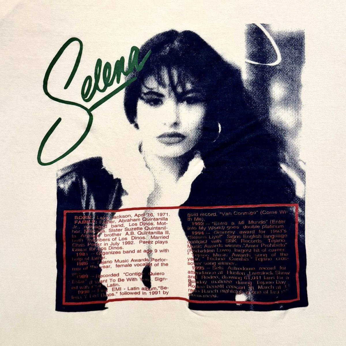 Vintage Vintage 90s Selena Memorial Tee XL Size US XL / EU 56 / 4 - 1 Thumbnail