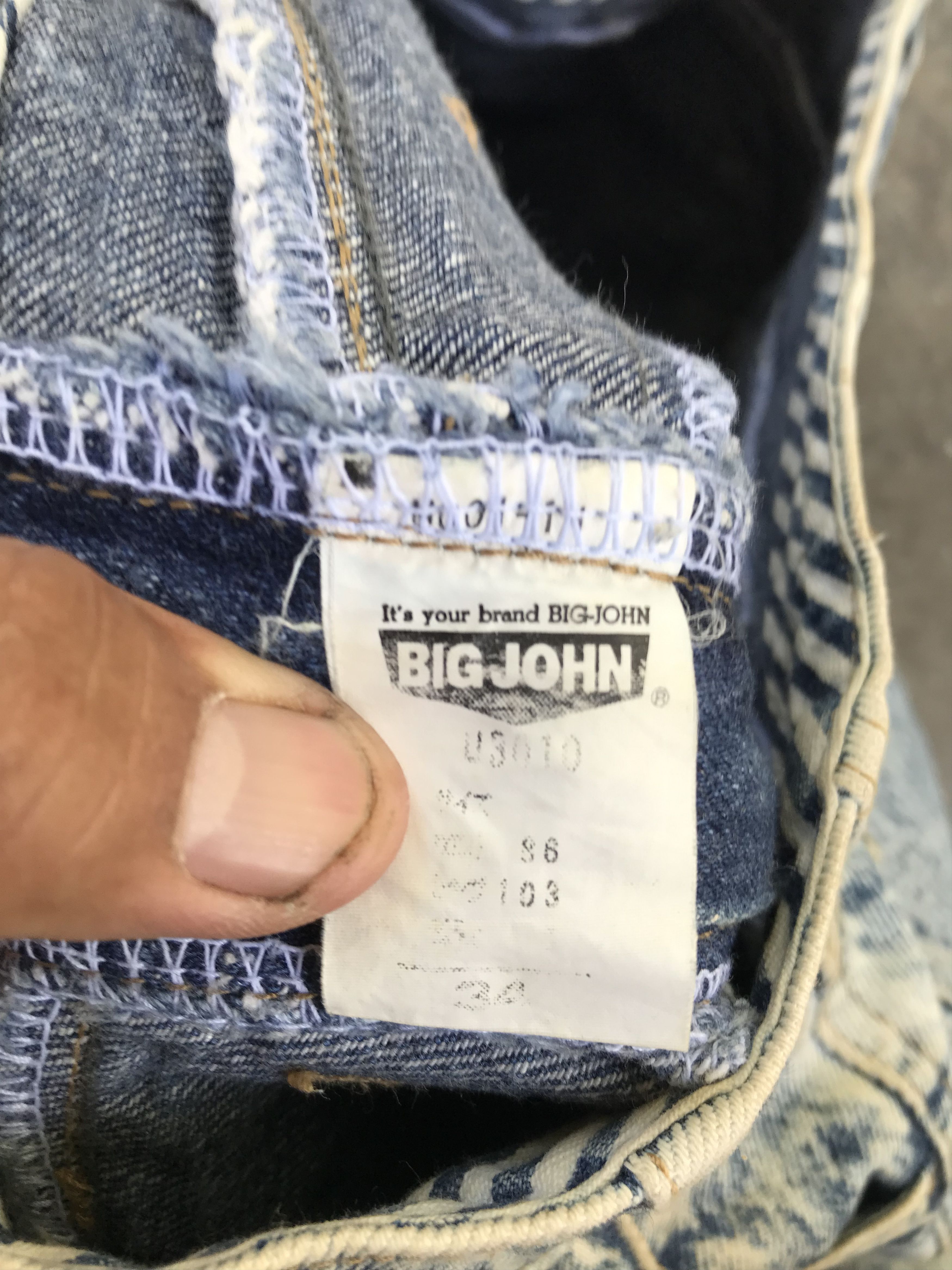 14th Addiction Vintage 90s Big John Acids wash If Six was Nine-size30 Size US 30 / EU 46 - 13 Thumbnail