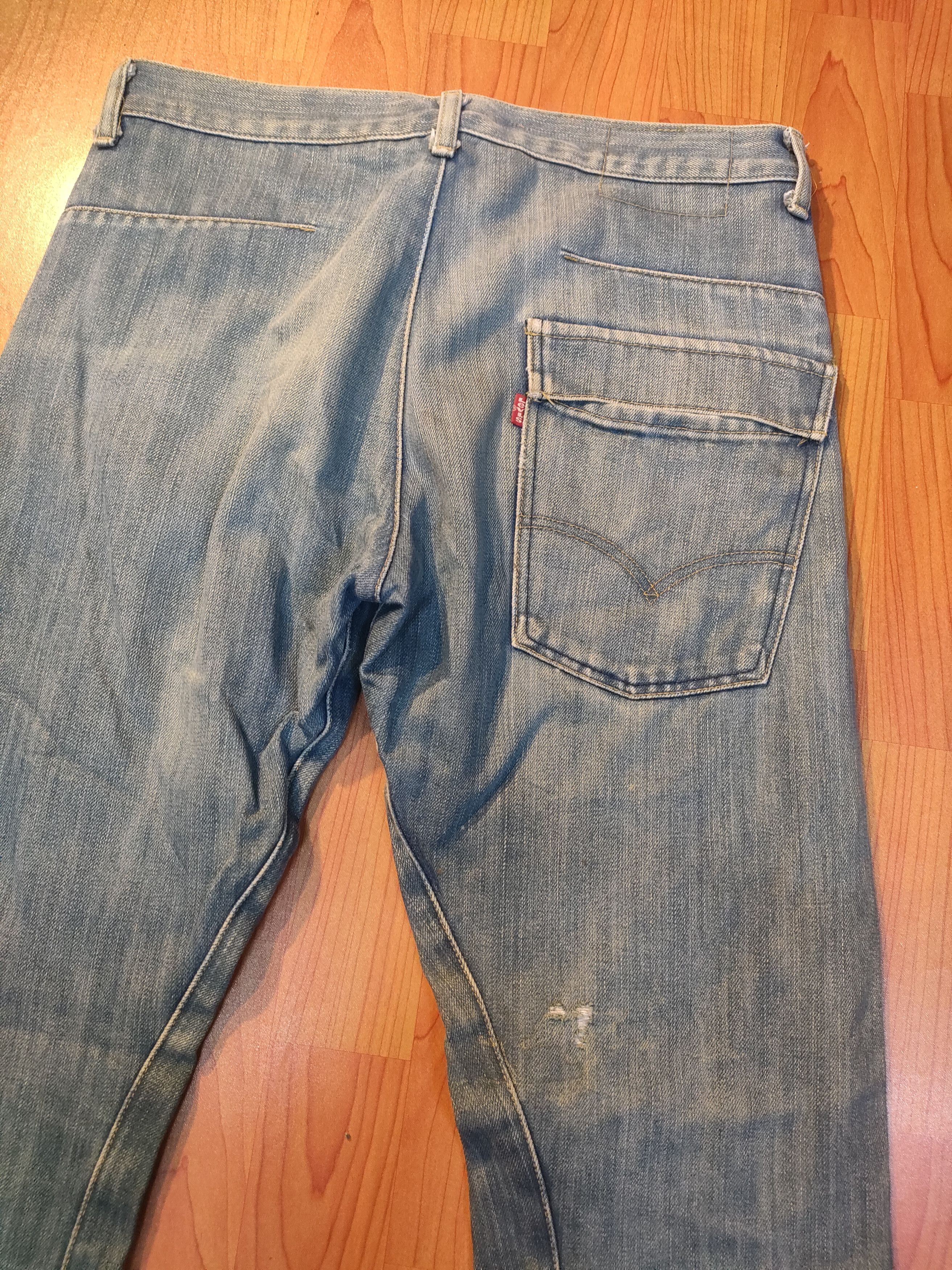Levi's Distressed Vintage Levi's Engineer Jeans Size US 33 - 4 Thumbnail