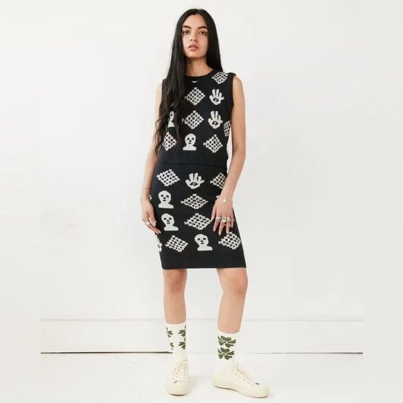 HERESY Heresy Knit 'Wandle' Skirt | Medium | Like new! Size 28" / US 6 / IT 42 - 3 Thumbnail