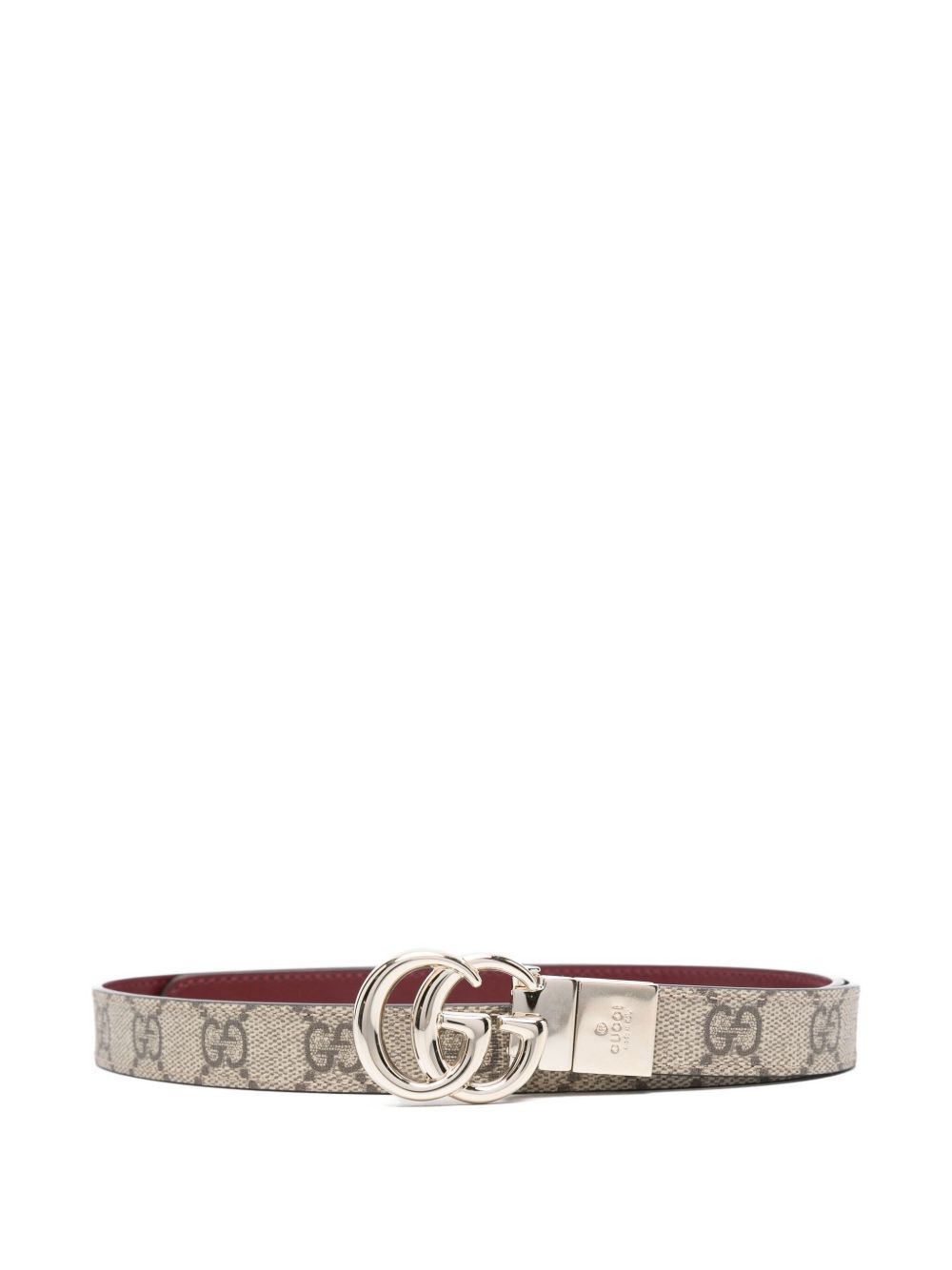 Gucci Cappuccino Leather Gg Marmont Reversible Belt | Grailed