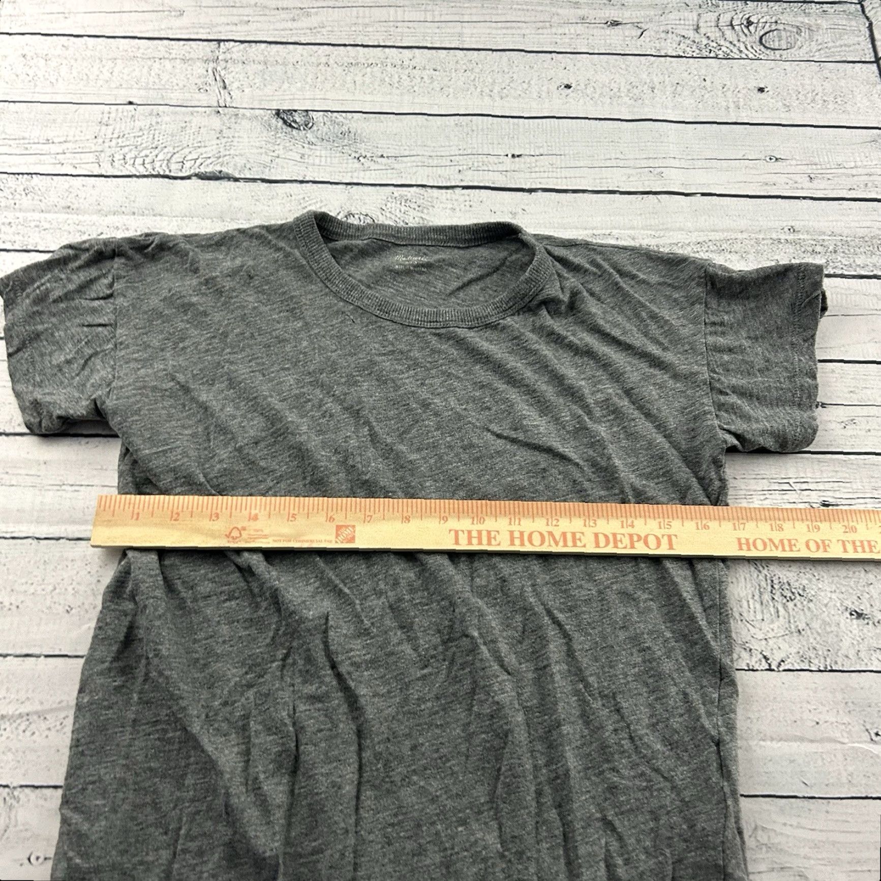 Madewell Madewell Short Sleeve T Shirt Women S Gray Shirt Women's Small Gray Madewell Short Sleeve T Shirt Women S Gray Size S / US 4 / IT 40 - 4 Thumbnail