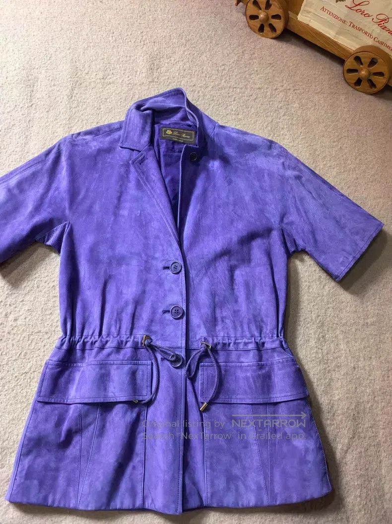 Loro Piana Loro Piana Lady Suede Short Sleeve Jacket Size XS / US 0-2 / IT 36-38 - 5 Thumbnail