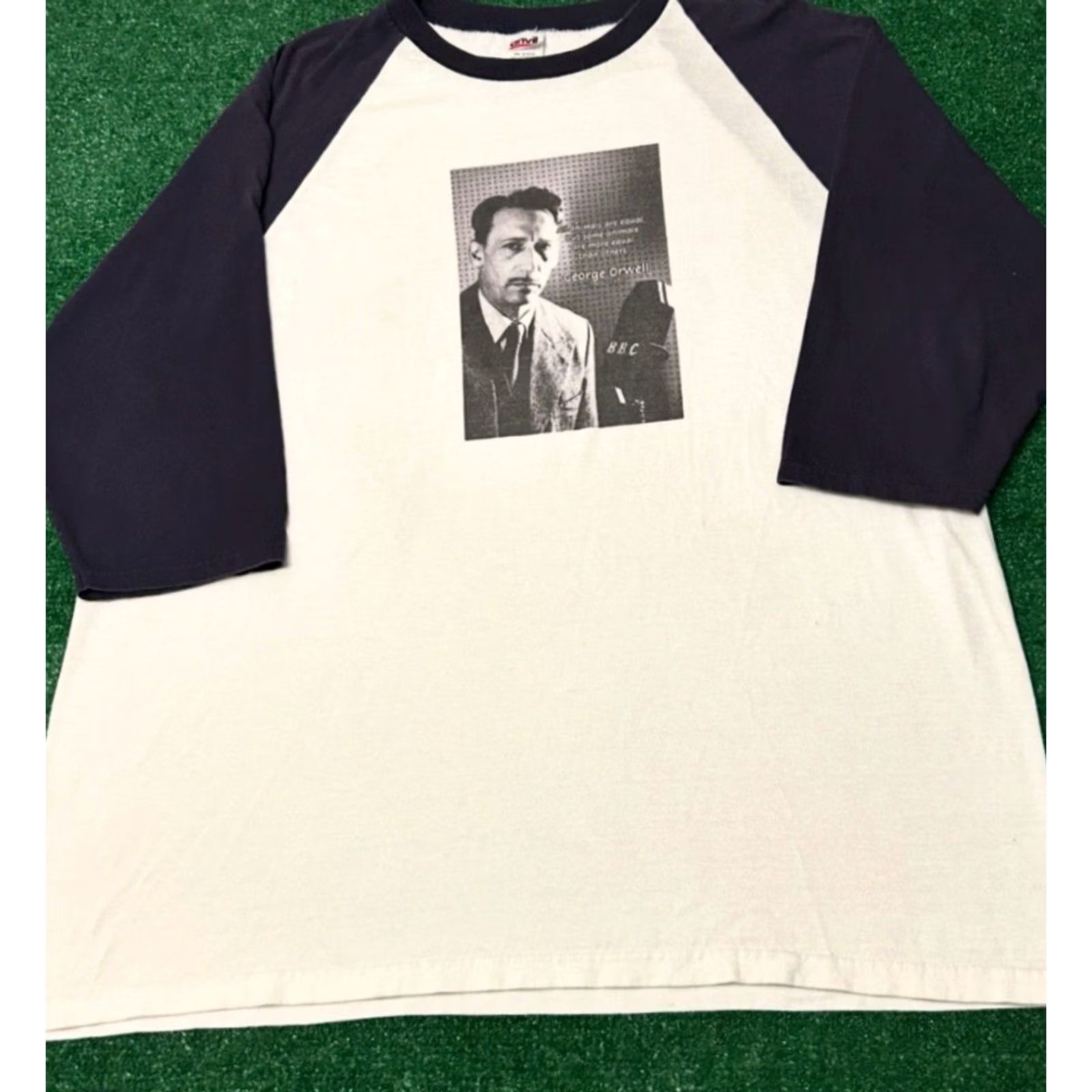George VINTAGE George Orwell Animal Rights Novelist VTG Shirt Mens 2XL White 90s 1990s T-Shirt日本 Size US XXL / EU 58 / 5 - 4 Thumbnail