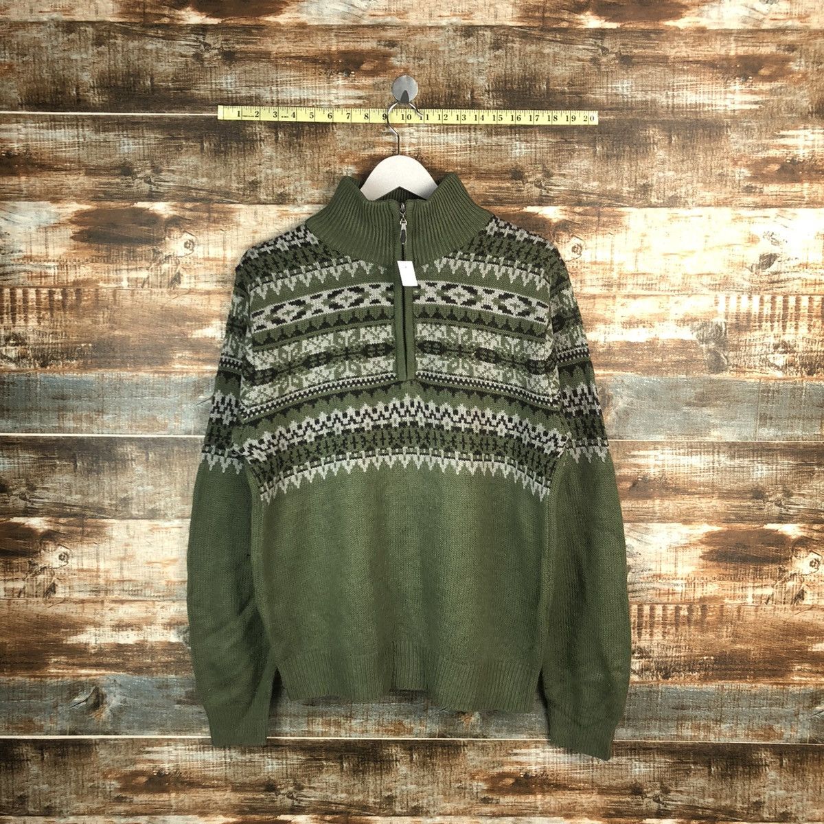 Japanese Brand Nurdic Green vintage Sweatshirt #A1462 Size US M / EU 48-50 / 2 - 1 Thumbnail