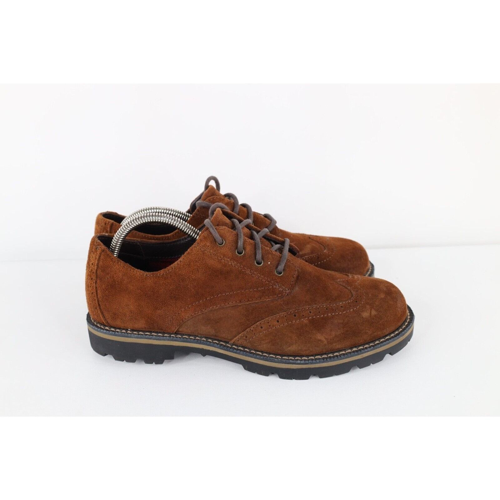 L.L. Bean × Vintage Vintage LL Bean Distressed Suede Leather Wingtips Shoes Size US 9 / EU 42 - 3 Thumbnail