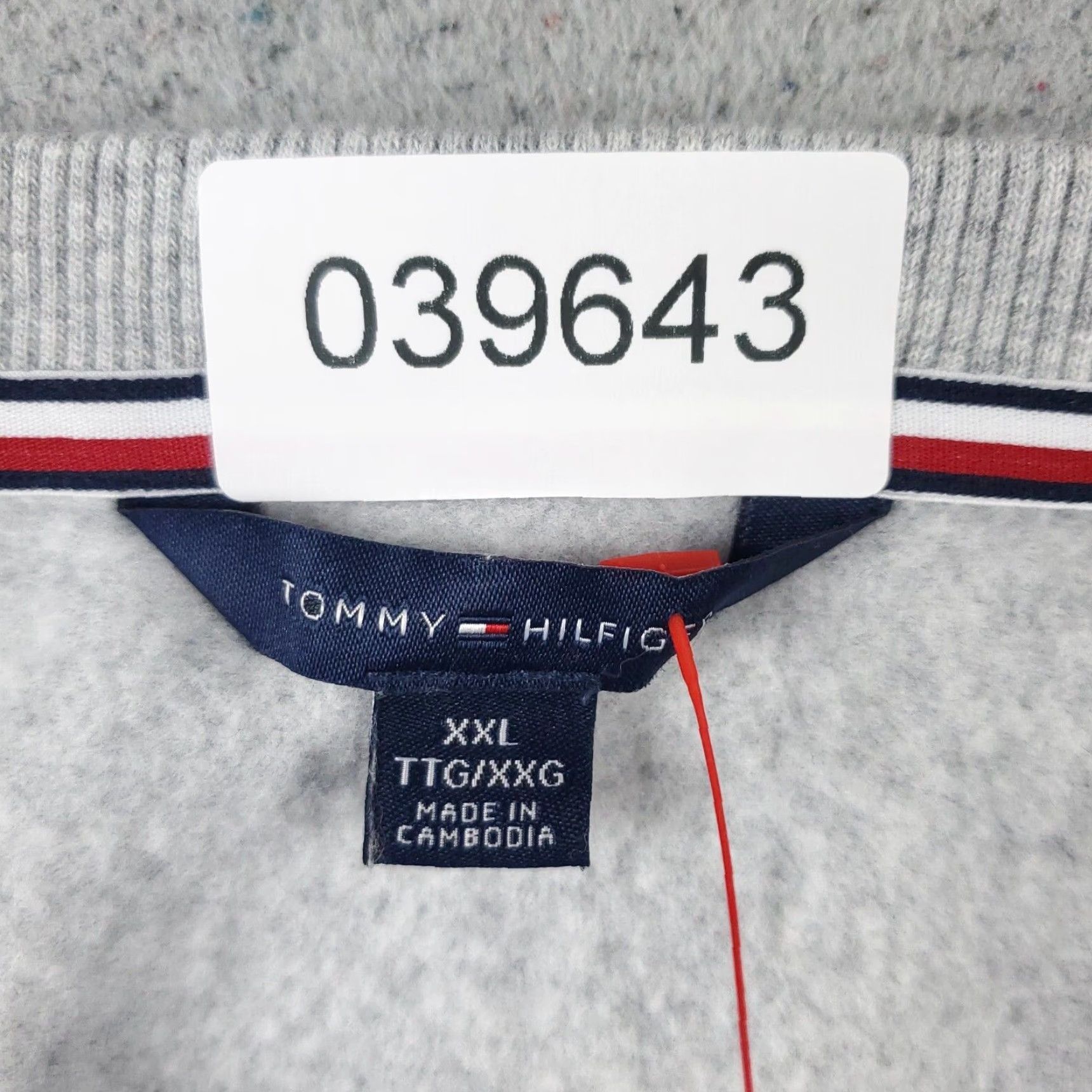 Tommy Hilfiger VINTAGE Tommy Hilfiger Women's Sweater Dress 2XL Gray Crew Neck Pullover Short Sleeve Knit Logo Casual Fall Winter Size XXL / US 16-18 / IT 52-54 - 7 Thumbnail