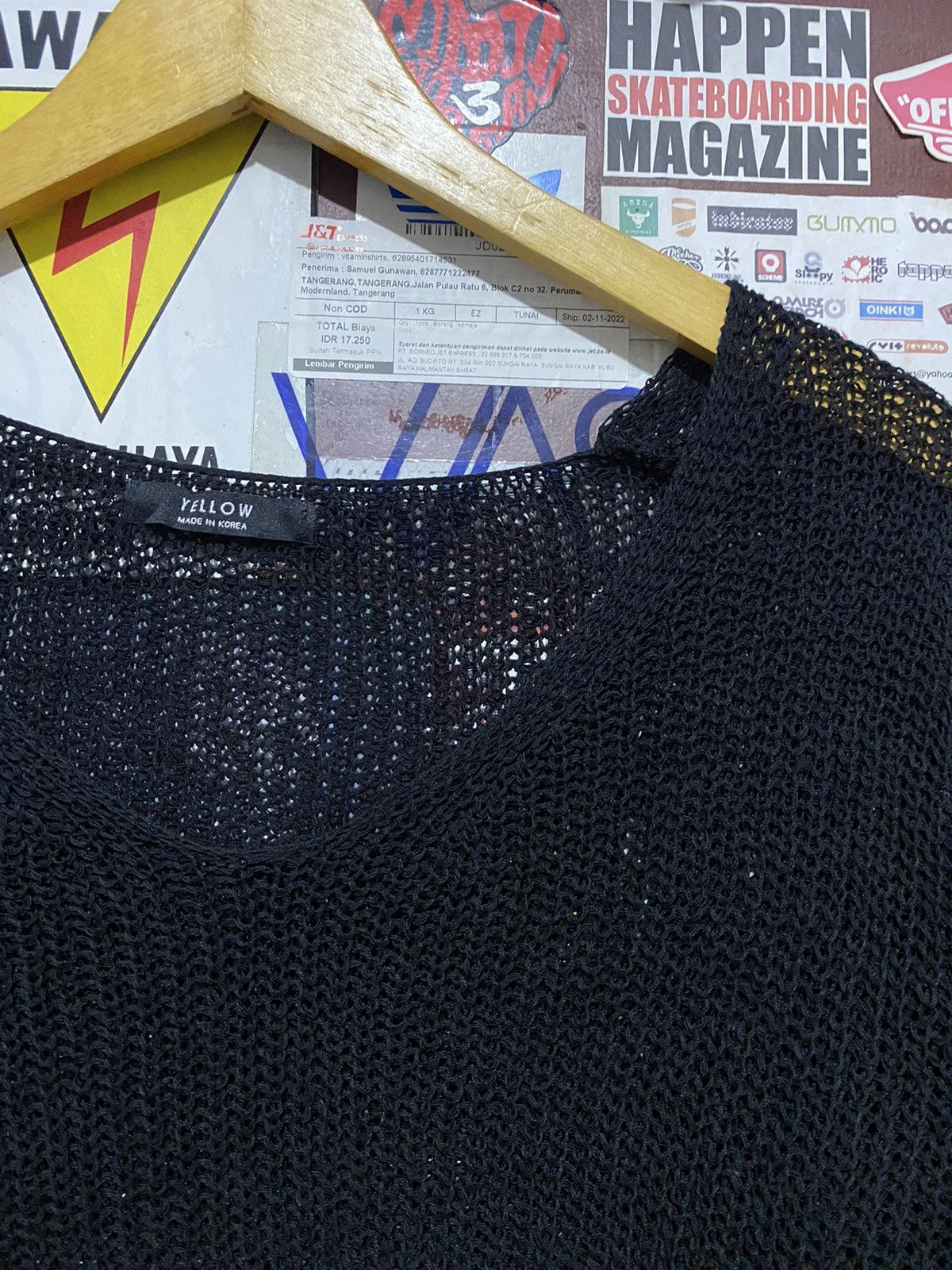 If Six Was Nine × Japanese Brand × Le Grande Bleu (L.G.B.) 💸BINDINGOFFER💸Yellow-Japanese Mesh Knitted Ifsixwasnine Lgb Size US L / EU 52-54 / 3 - 6 Thumbnail