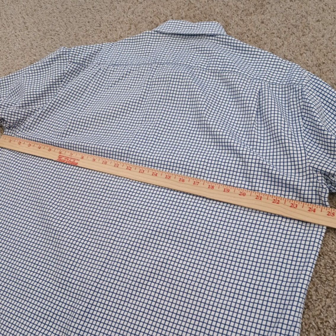 Tommy Hilfiger Tommy Hilfiger Shirt Mens Large Blue Check Long Sleeve Button-Up Cotton Size US L / EU 52-54 / 3 - 7 Thumbnail