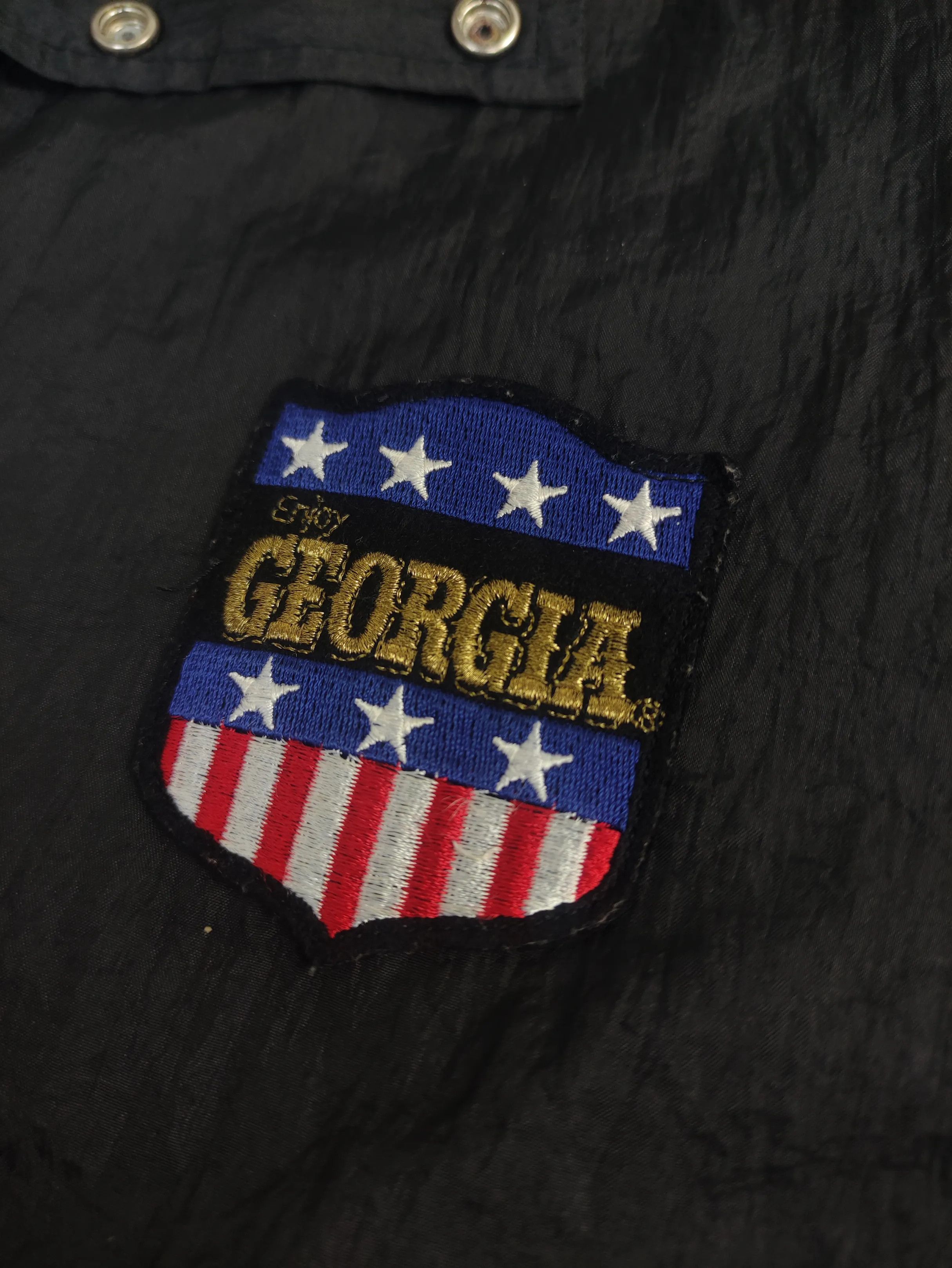 Vintage Vintage Georgia Coca Cola Bomber Jacket J022 Size US L / EU 52-54 / 3 - 8 Thumbnail
