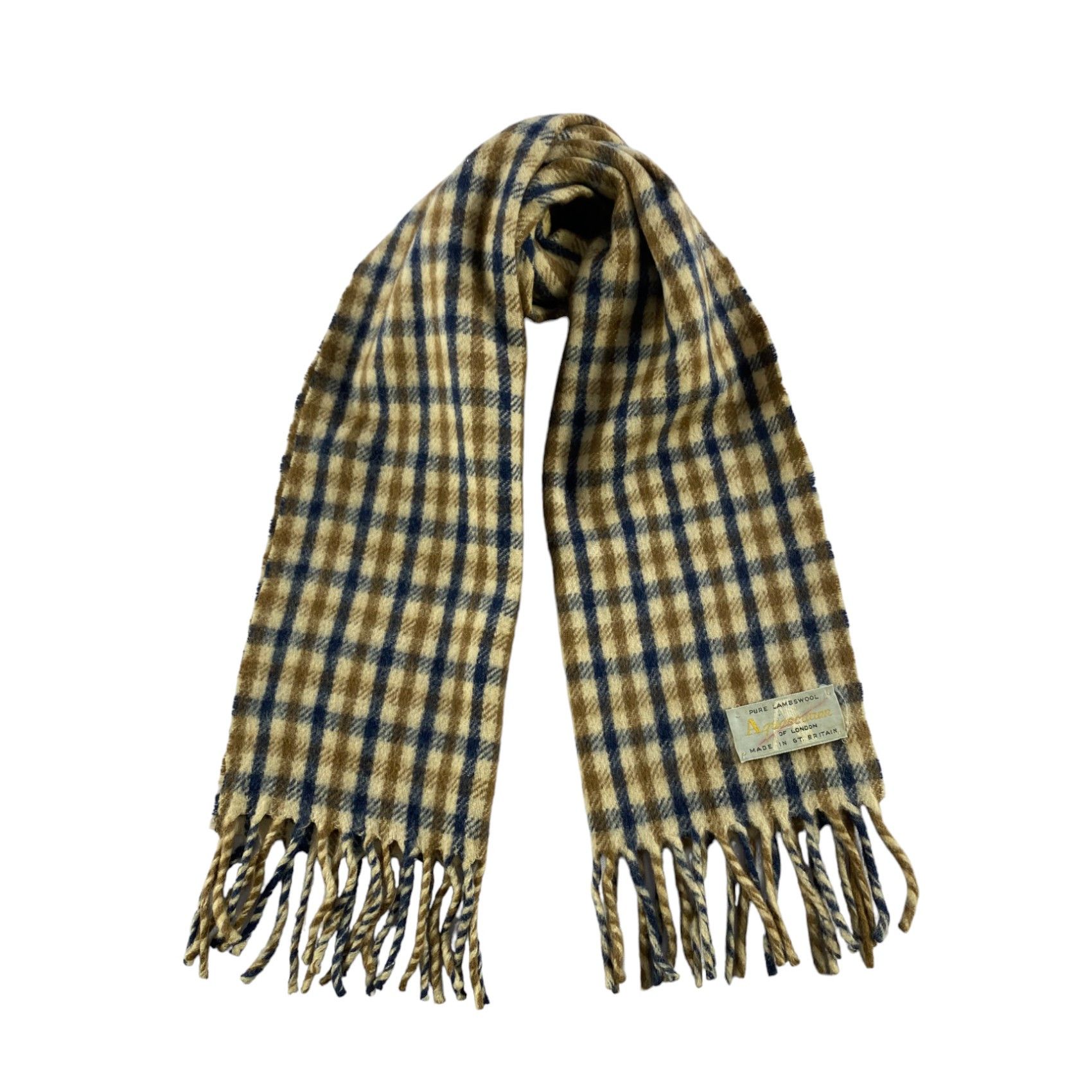 Aquascutum × Vintage Aquascutum Scarf / Muffler / Neckwear Size ONE SIZE - 1 Thumbnail