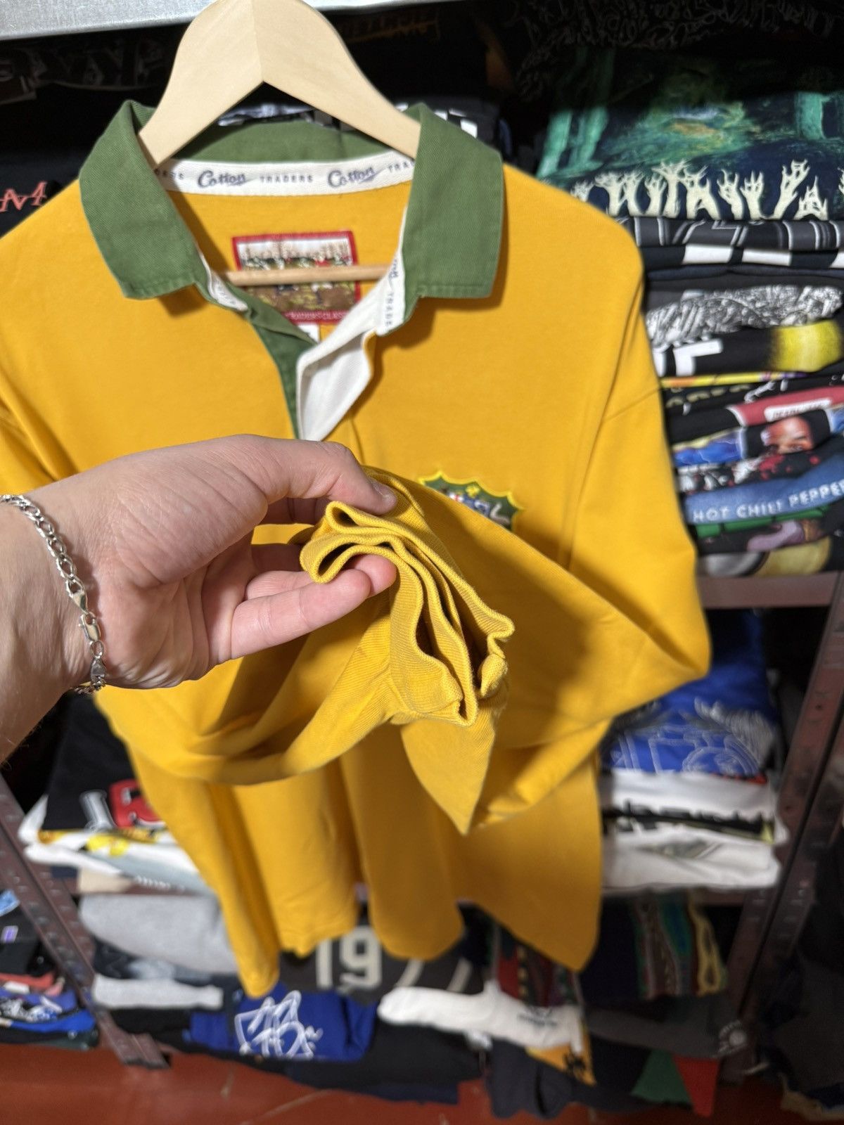 Cotton Traders Australia Wallabies Home Rugby Union Shirt Cotton Traders Size US XXL / EU 58 / 5 - 5 Thumbnail