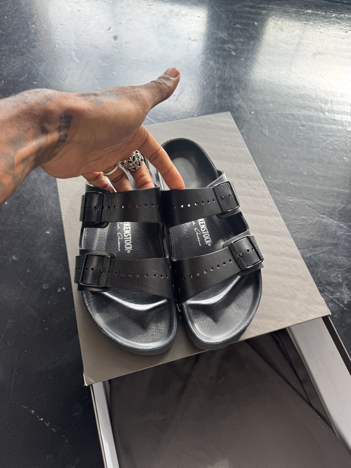 Birkenstock × Rick Owens Rick Owens Birkenstock Size US 9 / EU 42 - 2 Thumbnail